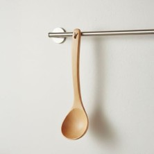 Naque Deconox 22CM Doğal Ahşap Servis ve Yemek Kaşığı – Isıya Dayanıklı Çizmez Ergonomik Ahşap Kaşık | Tencere Dostu Pişirme, Karıştırma ve Sunum Kaşığı | Çevre Dostu Mutfak Gereci