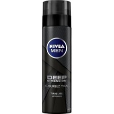 Naque Men Erkek Tıraş Jeli Deep Dimension 200ML ve Bıc 3 Erkek Tıraş Bıçağı 6'lı Blister 3 Bıçak, Tıraş Seti, Tahriş ve Kesik Önleyici