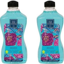 Naque Doğal Zeytinyağlı Sıvı Sabun Okyanus 1500 ml Pet Şişe x 2 Adet