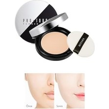 Naque Pürüzsüz Görünüm Sağlayan Kompakt Pudra Pro- Powder Pact SPF25/PA++ (No.21)
