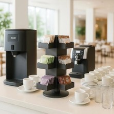 Naque Döner 12 Bölmeli Poşet Çay Standı 4x3 Model-1 Siyah