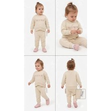 Pekmini Bebe 6/24 Ay Nakışlı Penye Bebek Takımı