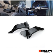 Ramm Bmw Motorrad 1300 Gs Yükseltilmiş Elcik Korumaları - Sağ ve Sol - Siyah