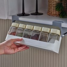 Naque Deconox Raf Altı 6'lı Baharatlık, Raf Altına Geçen Yer Kaplamayan Baharat Organizeri