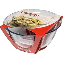 Naque Paşabahçe Borcam Fırın Kase 3000 cc T 1 Pencereli Kutu