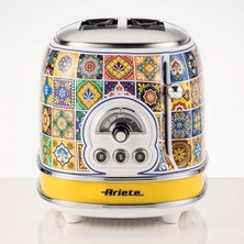 Naque Ariete Positano Ekmek Kızartma Makinesi 2 Dilim 0155/1P - 810 Watt, Metal Gövde, 2 Dilim Kapasite, Buz Çözme, Isıtma, 6 Kızartma Ayarı, Kolay Temizlik, Çıkarılabilir Kırıntı Tepsisi