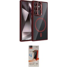 Elektronikçim Ieg™ Galaxy S23 Ultra Kılıf Yadigar Asil Koleksiyonu - Siyah Autokit 5in1 Fiber Hayalet Cam Ekra