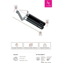 Naque Yumuşak Tutamaklı Paslanmaz Sarımsak Ezici