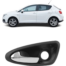 CME PARTS Seat Ibiza 6j Kasa 2009-2017 Uyumlu Sol Ön (Şöför Tarafı ) Iç Kapı Açma Kolu Parlak Krom 6J1837113