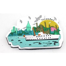 Naque Istanbul Temalı Magnet Model 2