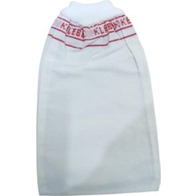 Naque Serdar Çeyiz Evi Kelebek Orta Kalın Lastikli Kese Beyaz Tek Ebat