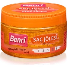 Naque Benri Saç Jölesi, Güçlü Tutuş, Tüm Saç Tipleri Için, 50 Ml, Jöle
