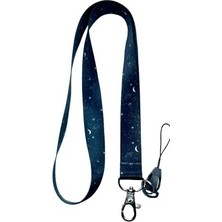 Naque Galaksi Takım Yıldızı Boyun Ipi Telefon Askısı Lanyard