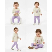 Pekmini Bebe 6/24 Ay Dantel Yakalı Penye Bebek Takımı