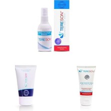 Naque Tereson El,ayak ve Koltuk Altı Terleme Düzenleyici Solüsyon 50 ml ve Teresongümüş Iyon Korumalı Krem Deodorant (40 Ml) ve Tereson Koku Karşıtı Ayak Bakım Kremi 50 ml
