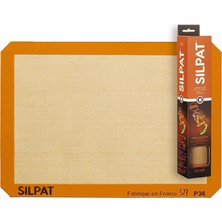 Naque Silpat Backmatte Premium Antihaft-Silikon-Backmatte 11-5/8" x 16-1/2" Schwarz