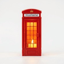 Atatuğ Hediyelik Londra'nın Ikonu: Özel Hediye Kutulu Telefon Kulübesi Kitap Nook (Book Nook) Modeli