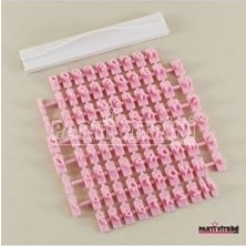 Naque Kurabiye Kaşesi Italik Harf ve Rakam Baskı Seti DOP1228993IGO