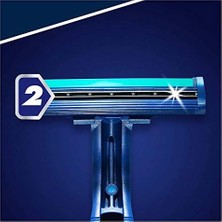 Naque Blue2 Plus Kullan At Erkek Tıraş Bıçağı 10'lu 3lü Paket