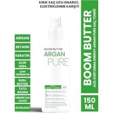 Naque Boom Butter Acil Kurtarma Energy Argan Pure Saç Toniği 150ML
