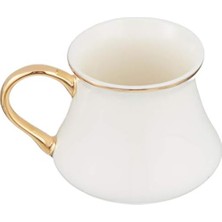 Naque Porland 04ALM002983 Otto Kahve ve Çay Bardakları, Porselen