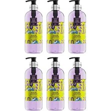 Naque Alaçatı Lavantası Doğal Zeytinyağlı Sıvı Sabun 500 ml x 6 Adet