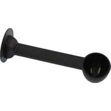 Naque Espresso Makinesi Uyumlu Kahve Ölçü Kaşığı, Siyah Plastik, 1 Adet, 50 mm