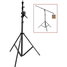 Pdx Pro LT-400 Boom Kol Işık Ayağı | 390 Cm, Tekerlekli, Profesyonel Stüdyo Standı