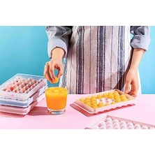 Naque Deconox Pratik ve Şık 33'lü Küre Yuvarlak Buz Kalıbı - Küre Buzluk 33'lü | Buz Içecek Topu | Buz Lolipop Kalıbı [asorti]