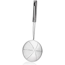 Naque Paslanmaz Çelik Tel Kevgir Kızartma Haşlama Süzgeç 35 cm