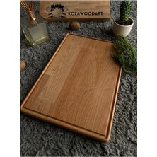 Naque Doğal Ahşap Peynir ve Sunum Taba??, Kesme Tahtası Dikdörtgen Kay?n A?ac?