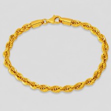 Ethem Gold 14 Ayar Halat Burgu Bileklik 3mm
