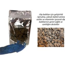Atılım Akvaryum Dip Balıkları İçin Çöpçü Vatoz Balığı Yemi Spirulina Tablet 100 Gram