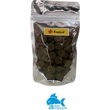 Tropical 3 Algae Tablet Yem, Cama Yapışan Balık Yemi 100 Adet 40 gram