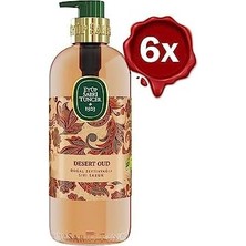 Naque Desert Oud Doğal Zeytinyağlı Sıvı Sabun 500 ml x 6