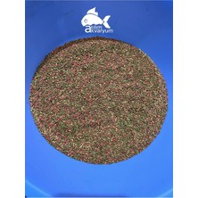 Atılım Akvaryum Özel Karışım Ciklet Balığı Yemi, Ekstra Canlı Renkler Karışık Yem 50 Gram Paket