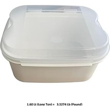 Naque Vip Ahmet Masal Saklama Kabı, Beyaz 10 L + 4, 5 L + 1, 6 L