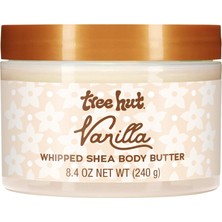 Naque Tree Hut Vanilyalı Çırpılmış Shea Vücut Yağı | Uzun Ömürlü Nemlendirme Cildin Yumuşak ve Nemli Hissetmesini Sağlar | Hafif | Besleyici Temel Vücut Bakımı | 8 Oz.