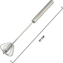 Naque Çırpıcı Yumurta Karıştırıcı, El Mikseri Çok Fonksiyonlu Paslanmaz Çelik Yarı Otomatik Elde Tutulan Itme Tipi Çırpıcı, Süt Çırpıcı, Döner Mutfak Gereçleri Karıştırıcı