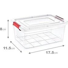 Naque Smartware Smart Box Saklama Kabı 1 Lt Şeffaf