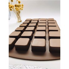 Naque Siliko World Silikon Sabun Mum Muffin Çikolata Kalıbı, Kahverengi