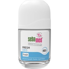 Naque Ter Kokusu Önleyici 48 Saat Etkili Hassas Ciltler Için Kadın Erkek Roll-On Deodorant Fresh 50ML