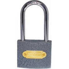 Senka Eko Gri Döküm Uzun Kancalı Asma Kilit 25MM