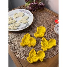 Naque Çiftlik Kümes Hayvanları Kurabiye Kalıbı Set-1 (4'lü)