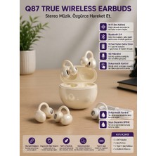 GUNKES Q87 Stereo Music True Wireless Bluetooth 5.4 Kulaklık – 30 Saat Kullanım,