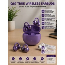 GUNKES Q87 Stereo Music True Wireless Bluetooth 5.4 Kulaklık – 30 Saat Kullanım,