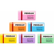 Danacı Kırtasiye Pensan Pastel Renkli Silgi 6 Adet