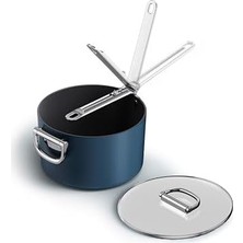 Naque Joseph Joseph Space 23 Santimetre Kapaklı Sos Tenceresi