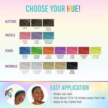 Naque Jerome Punky Pastel Geçici Saç Spreyi, Mükemmel Tavuskuşu, Püskürtme Saç Rengi, Hızlı Kuruyan, Yapışmaz, Seyahat Boyası, Anında Canlı Saçlar Için Saç Boyası