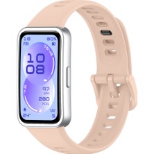 Sneezy Huawei Band 11 / 11 Pro Uyumlu Premium Soft Silikon Kordon Tokalı Konforlu Akıllı Saat Kayışı